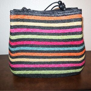 Colorful Striped Women's Bag